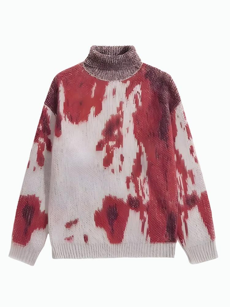 Tie dye knit clearance sweater