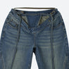Baddie Cut Out Low Rise Denim Jeans