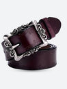 Baroque Faux Leather Belt