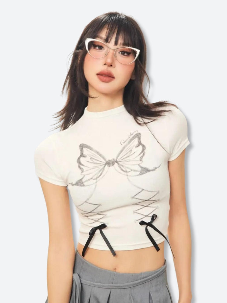 Butterfly Crop Top