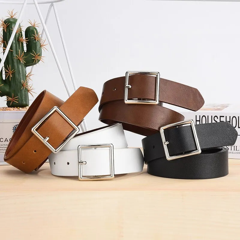 Classic Faux Leather Belt