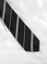 College Shirt With Striped Tie
