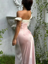 Coquette Princess Satin Maxi Dress