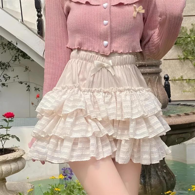 Coquette Ruffle Mini Skirt