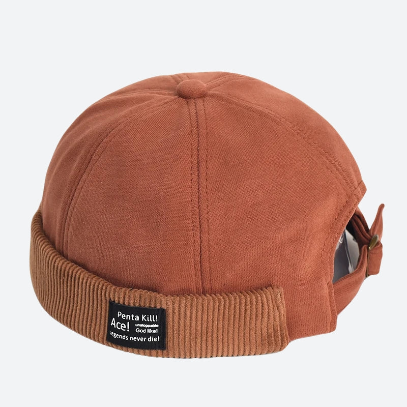 Corduroy Skull Cap