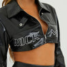 Cropped Biker Jacket