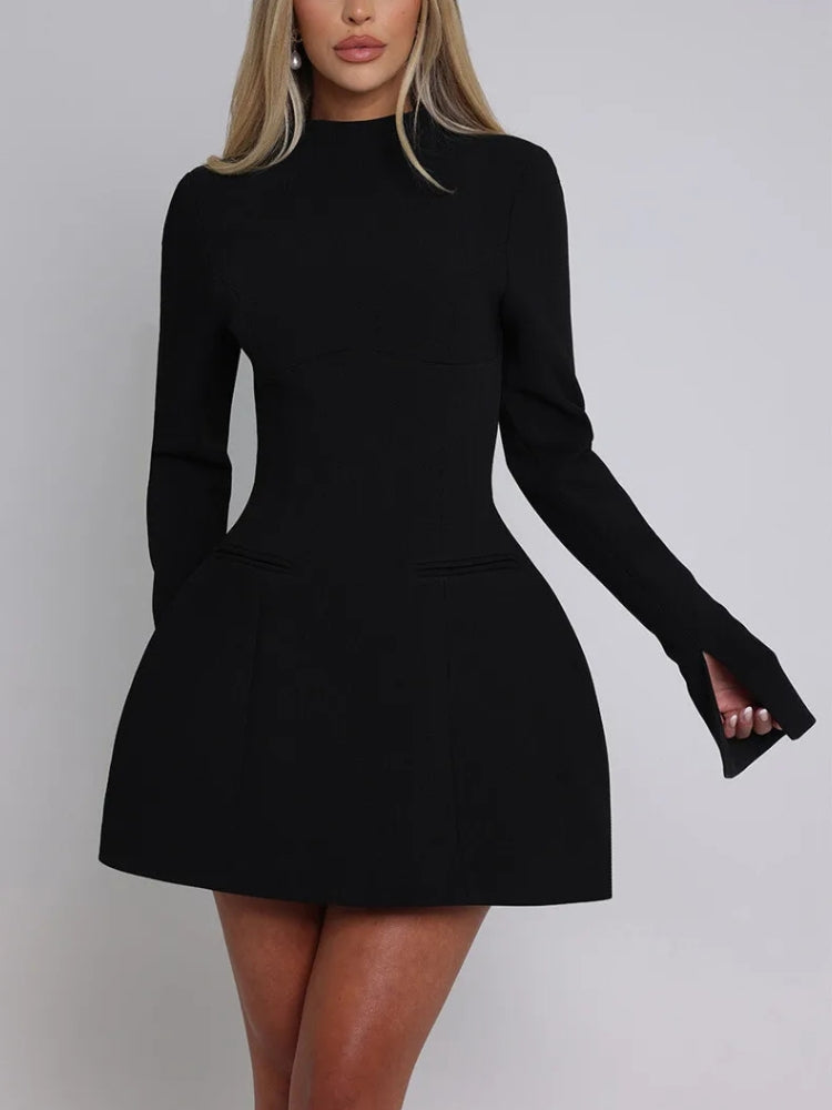 Cut Out Open Back Mini Dress