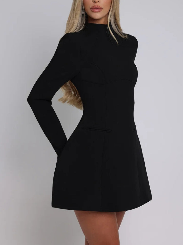 Cut Out Open Back Mini Dress