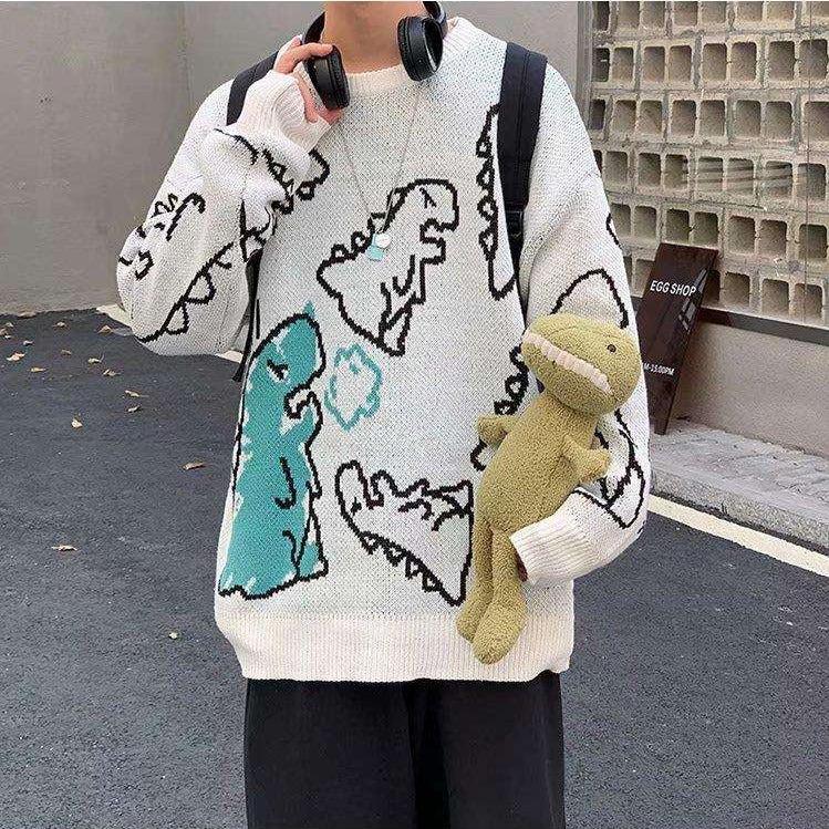 Dinosaur sweater womens hotsell