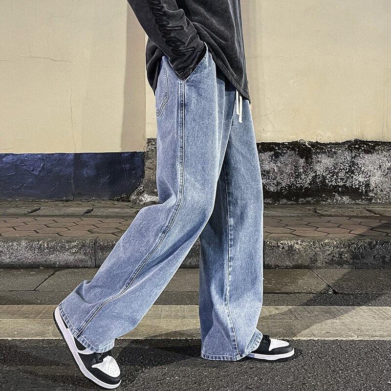 Cross Patchwork Baggy Jeans – Litlookz Studio