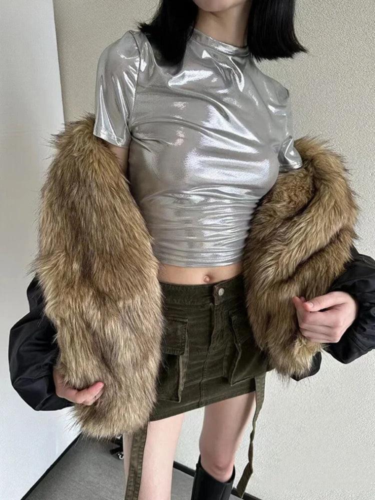 Faux Fur Puffer Jacket