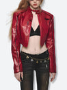 Faux Leather Biker Jacket