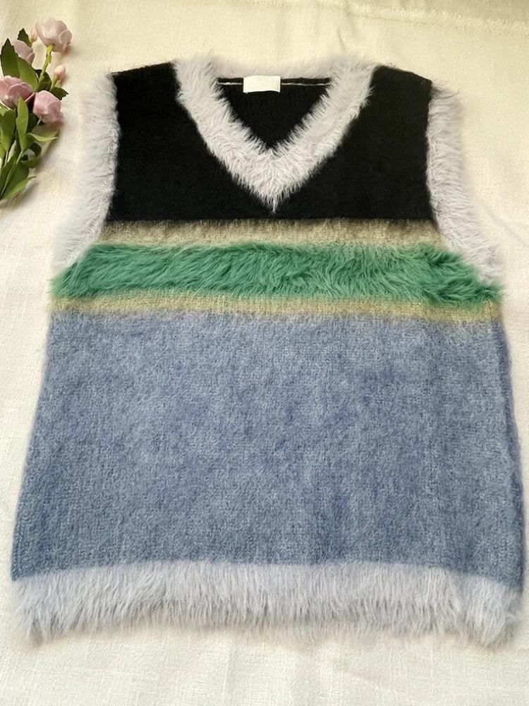 Fuzzy Sweater Vest