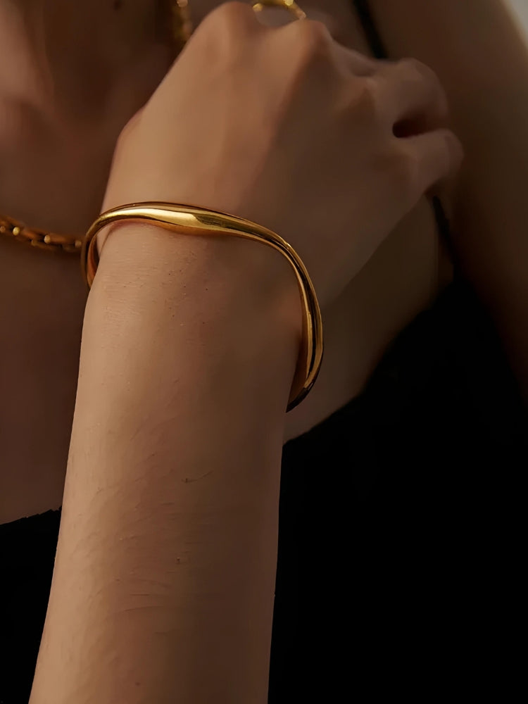 Gold Bangle Bracelet