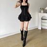 Goth Black Mini Dress