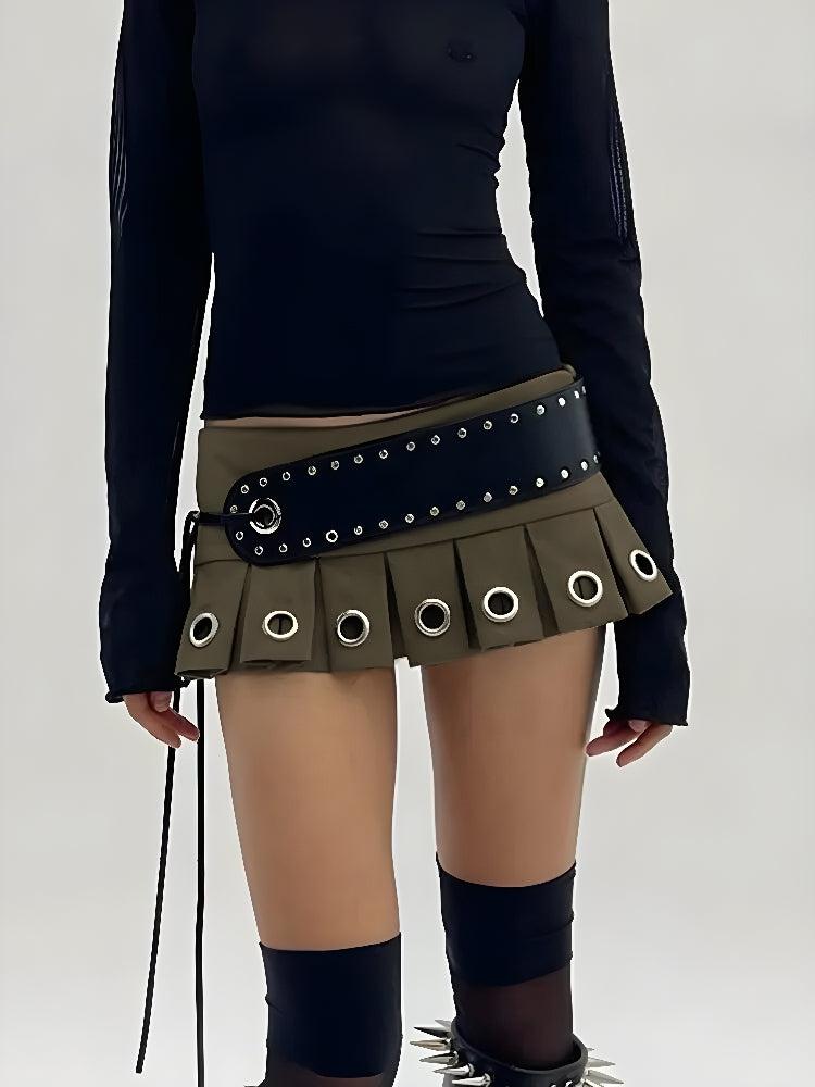Second Life Marketplace - Custom iNKZ - Bad Girl - 2 Black Tops, Plaid Mini  Skirt, Black Lace Bra, Socks, Neck Tie, Tattoo & Ruler