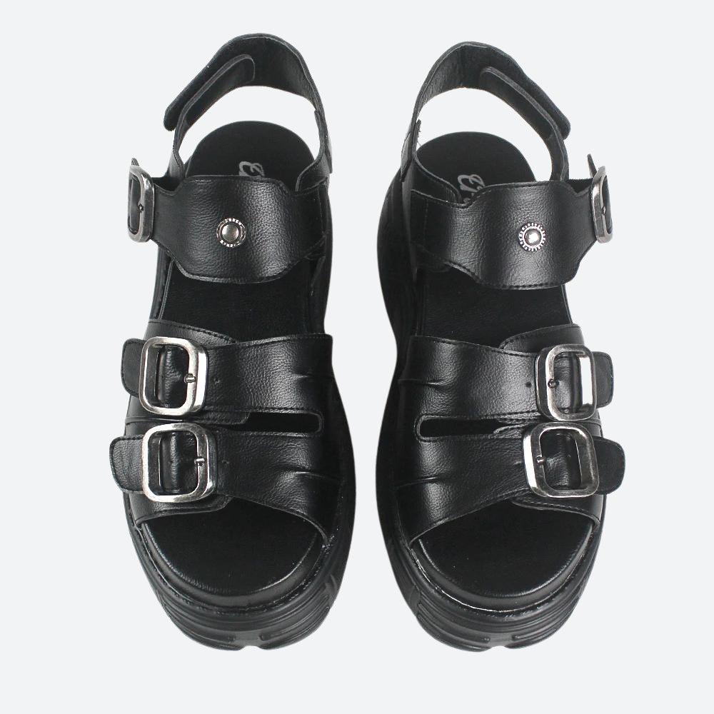 Grunge Belted Platform Sandals