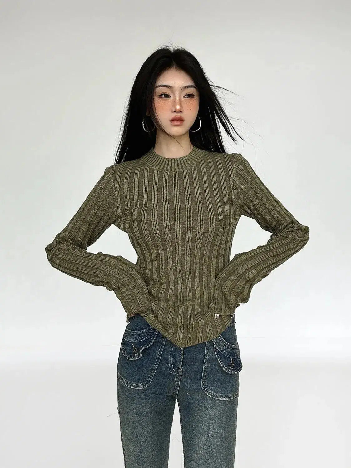 Grunge Slim Fit Sweater