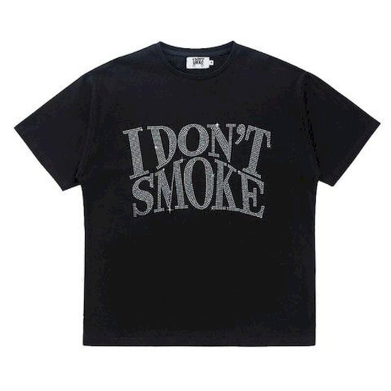 I Don't Smoke Rhinestone Hoodie – Litlookz Studio