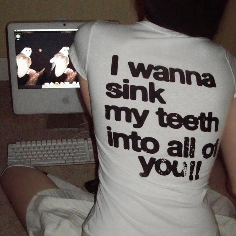 I Wanna Sink My Teeth Tee