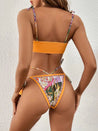 Indie Floral Bandana Scarf Bikini Set