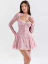 Lace Bolero Mini Dress