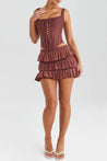 Lace Corset Top & Mini Skirt Two Piece Set