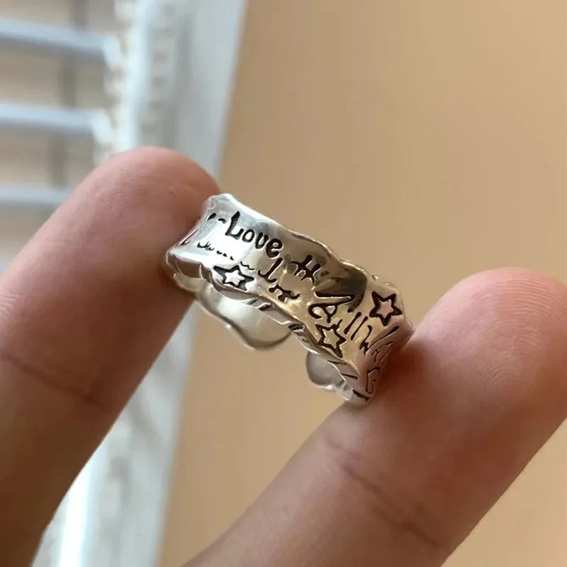 Love Engraved Ring