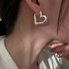 Open Heart Earrings