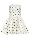 Polka Dot Preppy Mini Dress