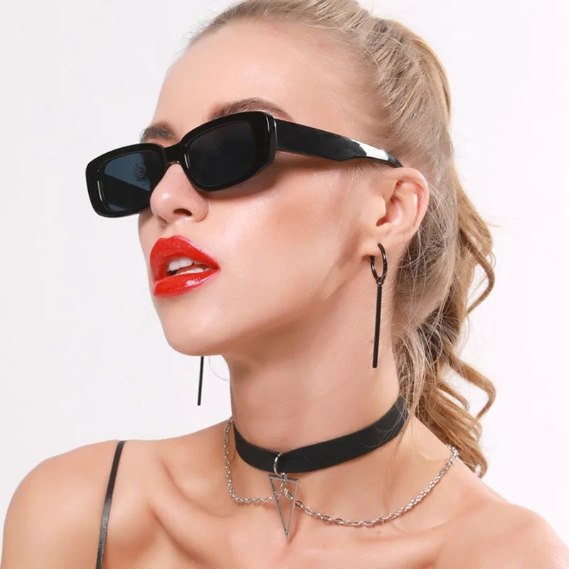 Retro Rectangle Sunglasses