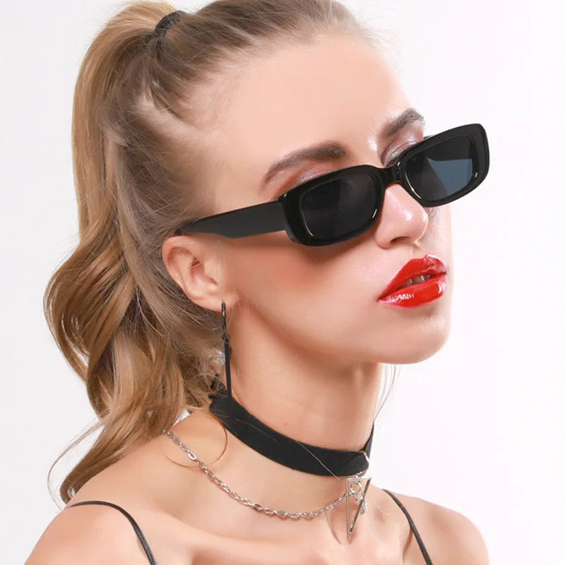 Retro Rectangle Sunglasses