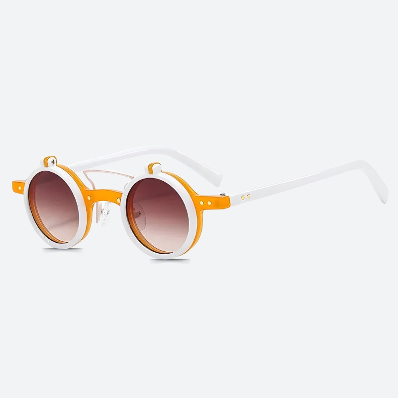 Round Flip-Up Sunglasses