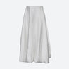 Satin Bubble Midi Skirt