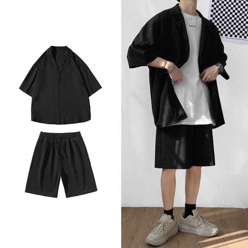 Soft Boy Shirt and Shorts Two Piece Set