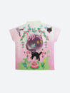 Soft Girl Black Cat Top