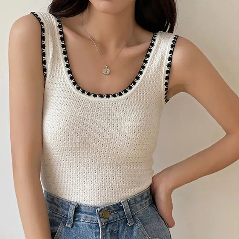 Soft Girl Knitted Tank Top