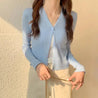 Soft Girl One Button Cardigan