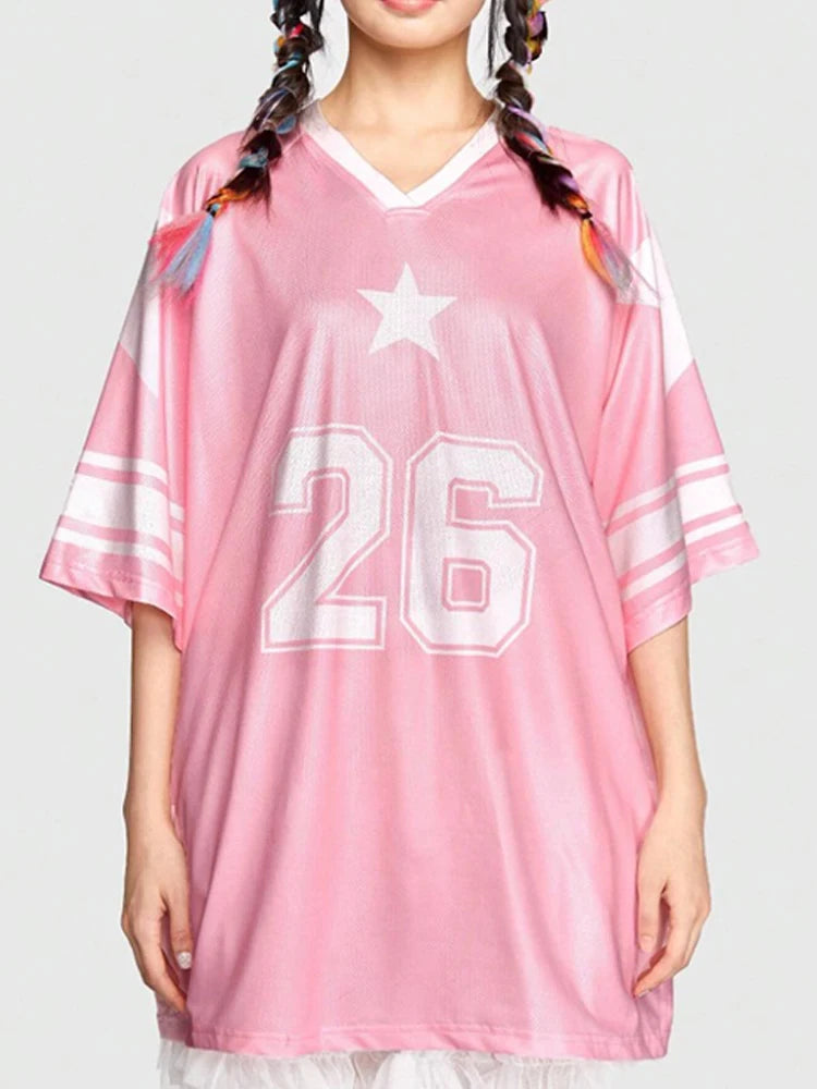 Soft Girl Star 26 Jersey Top