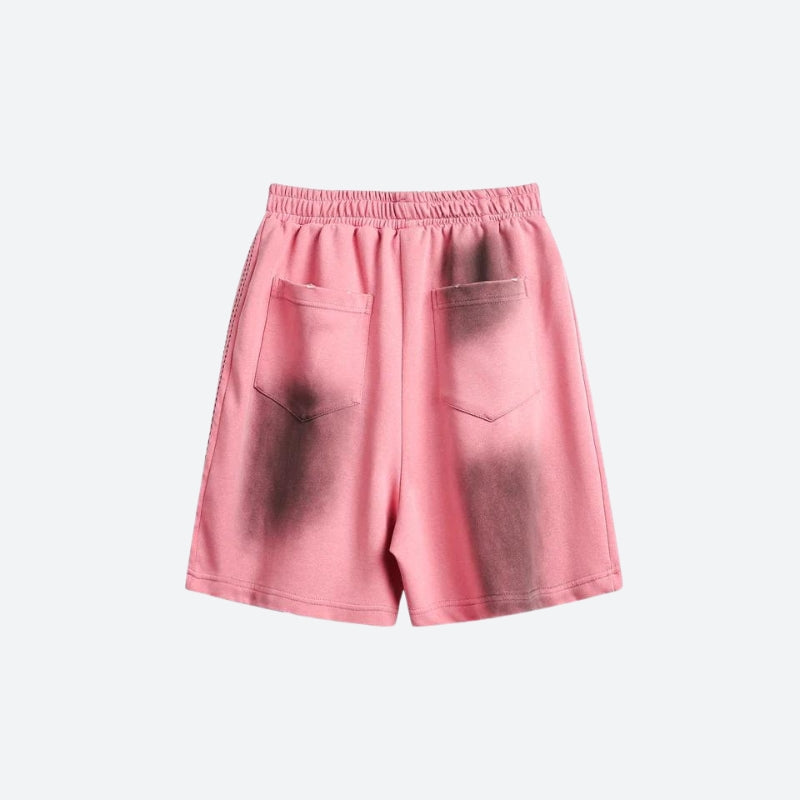 Spray-Effect Sport Shorts