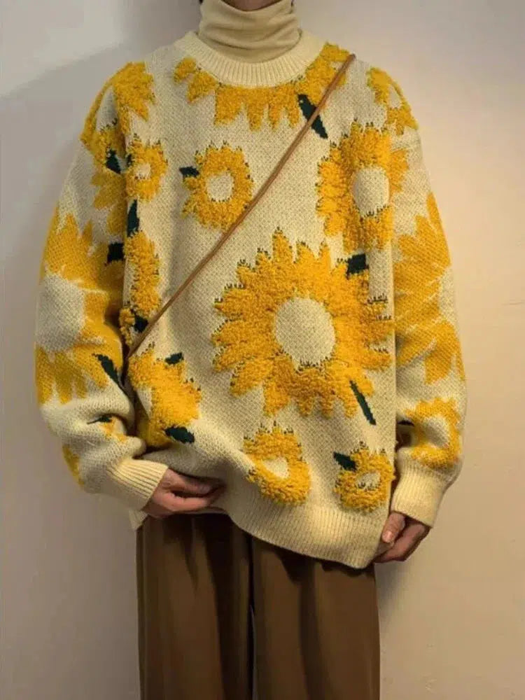 Sunflower Knitted Sweater