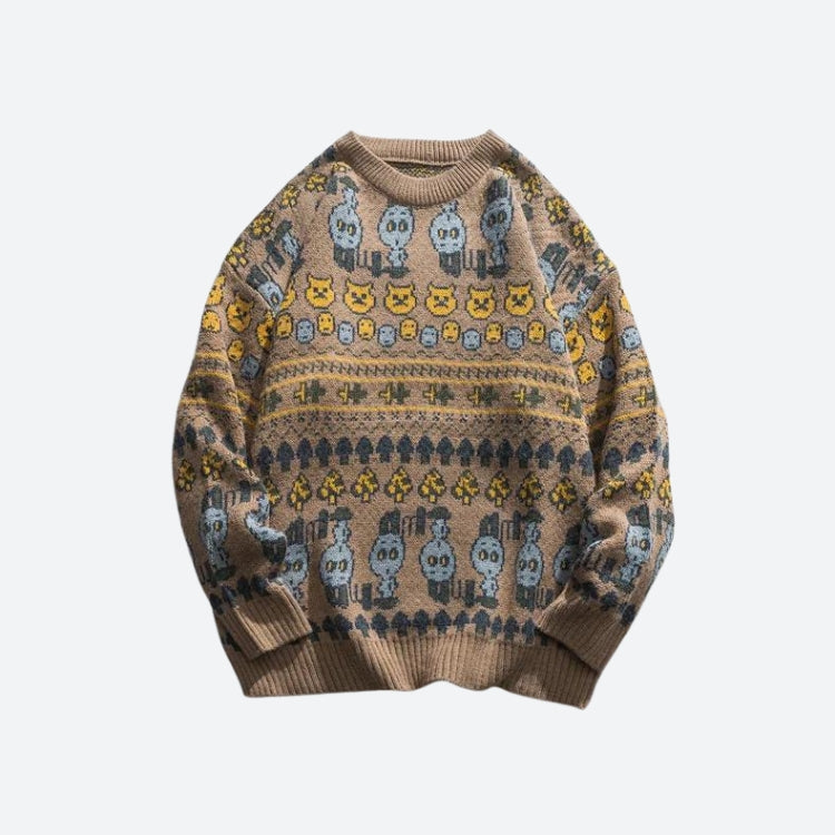 Vintage animal online sweater