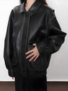 Vintage Faux Leather Jacket