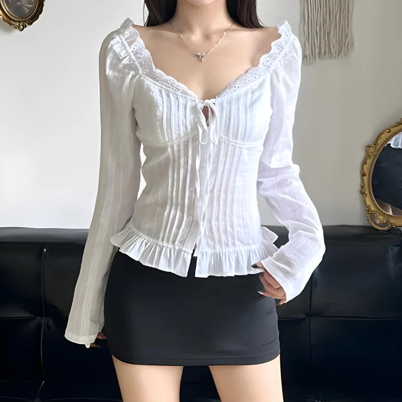 Vintage Ruffled Shirt