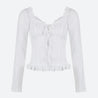 Vintage Ruffled Blouse