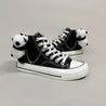 Weirdcore Panda Canvas Shoes