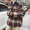 Wool Plaid Shirt Jacket