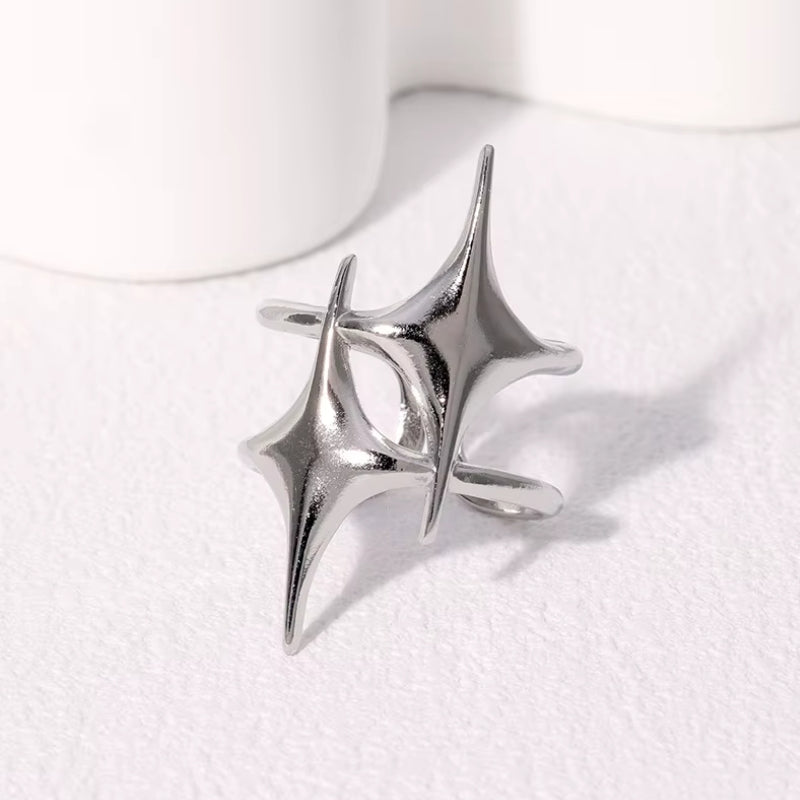 Y2K Star Ring