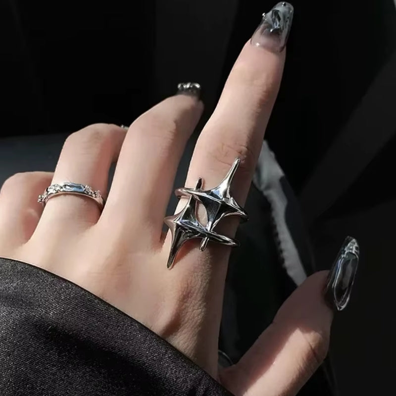 Y2K Star Ring