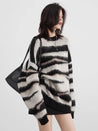 Zebra Knitted Sweater